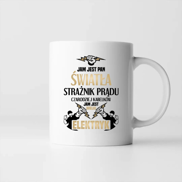 Jam jest Pan Światła - kubek z nadrukiem