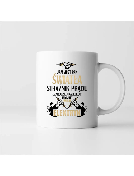 Jam jest Pan Światła - kubek z nadrukiem