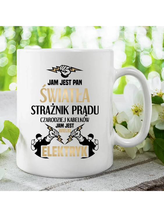 Jam jest Pan Światła - kubek z nadrukiem