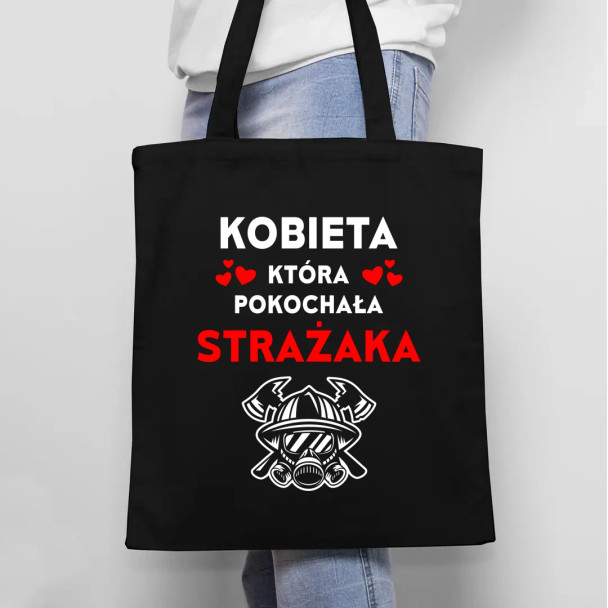 Kobieta, która pokochała strażaka - torba z nadrukiem
