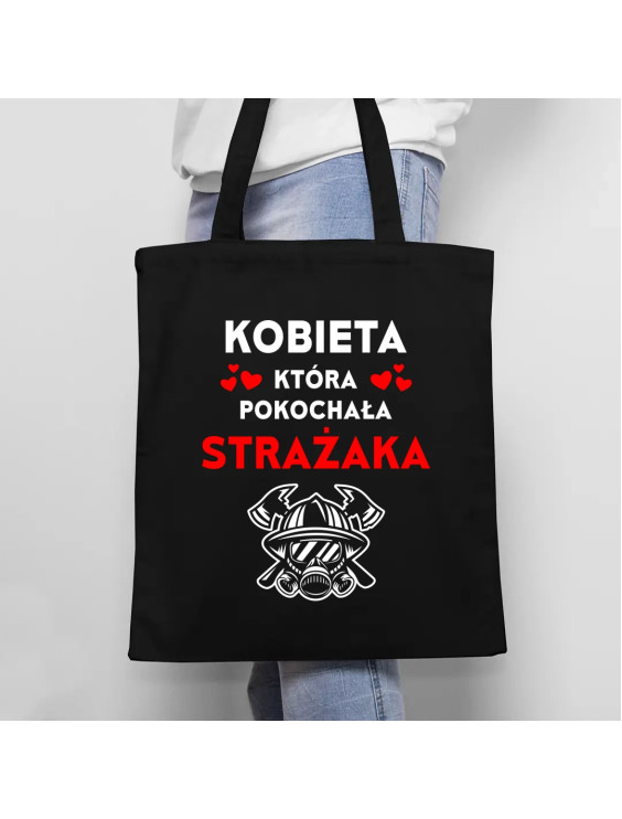 Kobieta, która pokochała strażaka - torba z nadrukiem