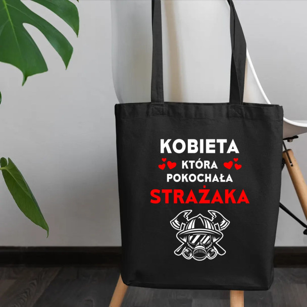 Kobieta, która pokochała strażaka - torba z nadrukiem