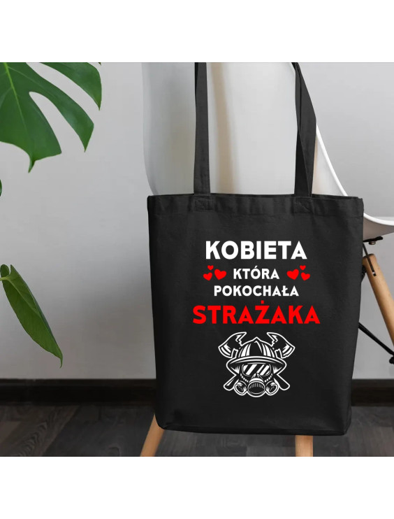 Kobieta, która pokochała strażaka - torba z nadrukiem