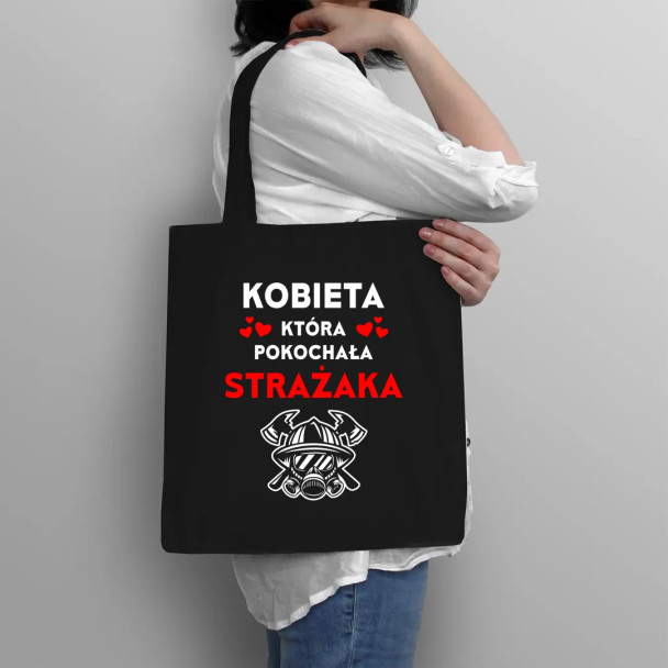 Kobieta, która pokochała strażaka - torba z nadrukiem
