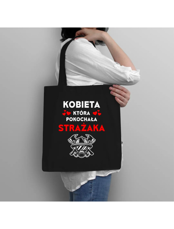 Kobieta, która pokochała strażaka - torba z nadrukiem