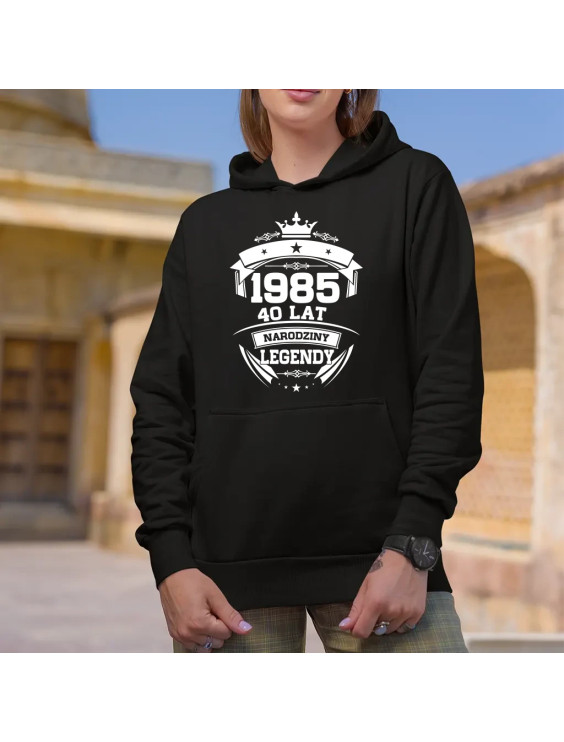 1985 Narodziny legendy 40 lat - damska bluza z nadrukiem