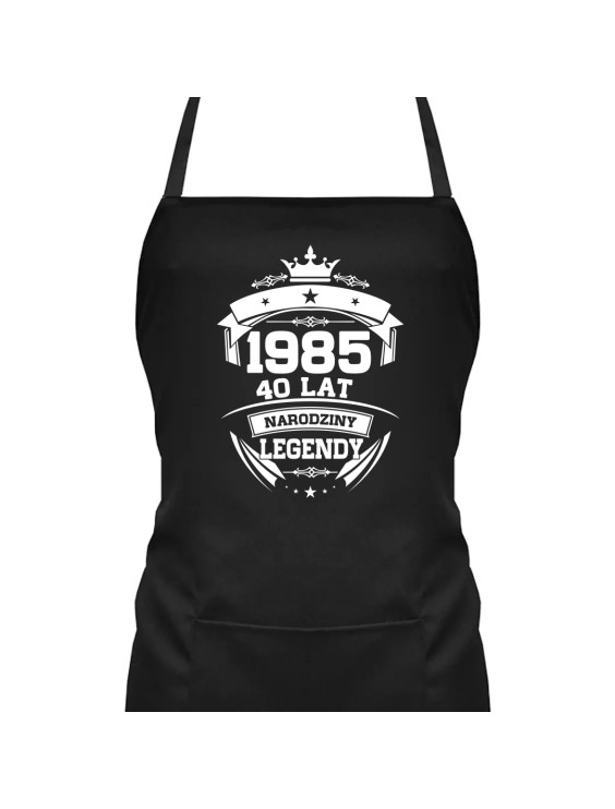 1985 Narodziny legendy 40 lat - fartuch z nadrukiem