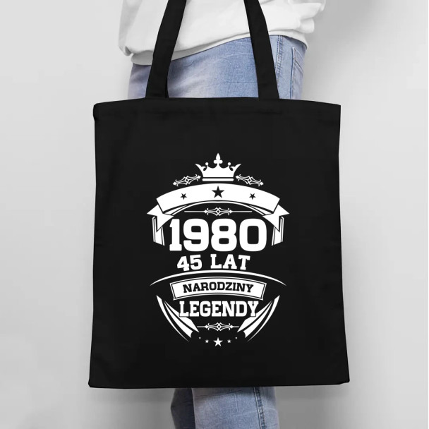 1980 Narodziny legendy 45 lat - torba z nadrukiem