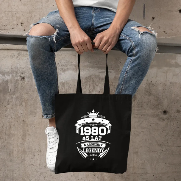 1980 Narodziny legendy 45 lat - torba z nadrukiem