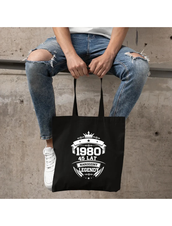1980 Narodziny legendy 45 lat - torba z nadrukiem