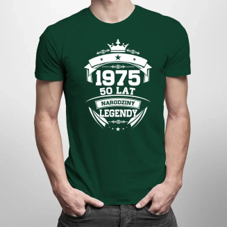 1975 Narodziny legendy 50 lat  - męska koszulka z nadrukiem