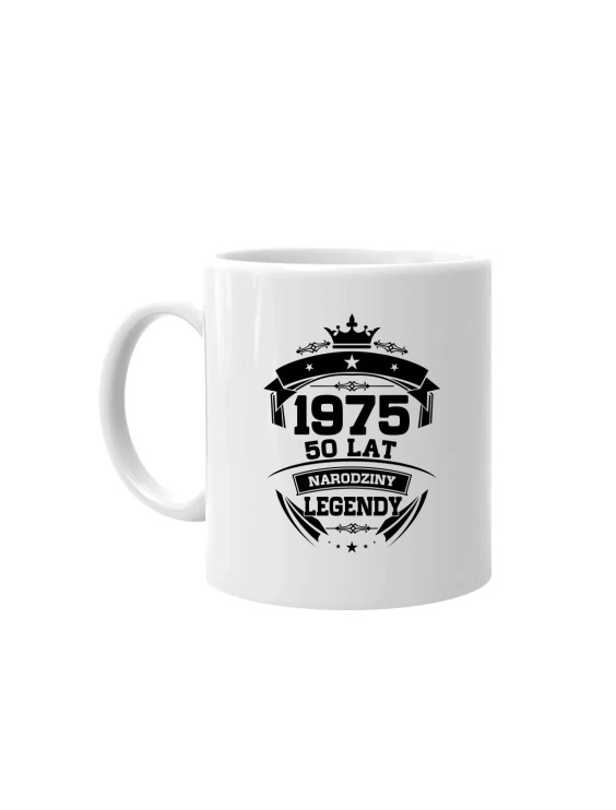 1975 Narodziny legendy 50 lat - kubek z nadrukiem