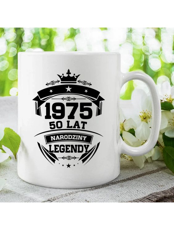 1975 Narodziny legendy 50 lat - kubek z nadrukiem