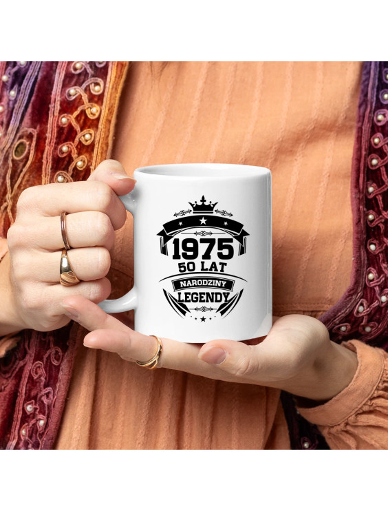 1975 Narodziny legendy 50 lat - kubek z nadrukiem
