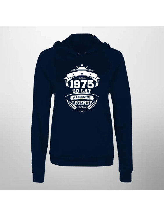 1975 Narodziny legendy 50 lat - damska bluza z nadrukiem