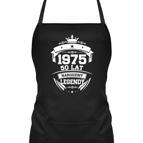 1975 Narodziny legendy 50 lat - fartuch z nadrukiem