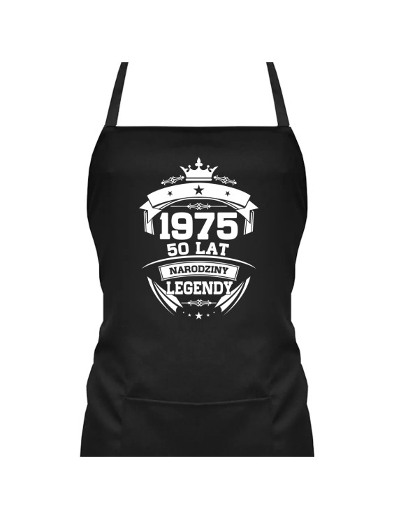 1975 Narodziny legendy 50 lat - fartuch z nadrukiem