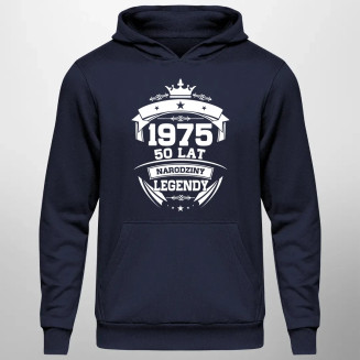 1975 Narodziny legendy 50 lat - męska bluza z nadrukiem