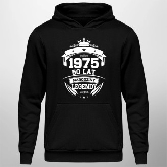 1975 Narodziny legendy 50 lat - męska bluza z nadrukiem