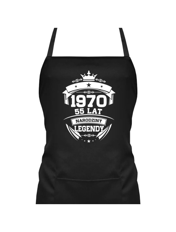 1970 Narodziny legendy 55 lat - fartuch z nadrukiem
