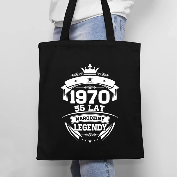 1970 Narodziny legendy 55 lat - torba z nadrukiem 1970 Narodziny legendy 55 lat - torba z nadrukiem
