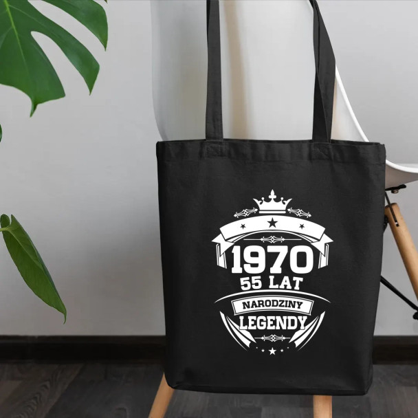 1970 Narodziny legendy 55 lat - torba z nadrukiem 1970 Narodziny legendy 55 lat - torba z nadrukiem