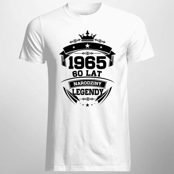 1965 Narodziny legendy 60 lat  - męska koszulka z nadrukiem