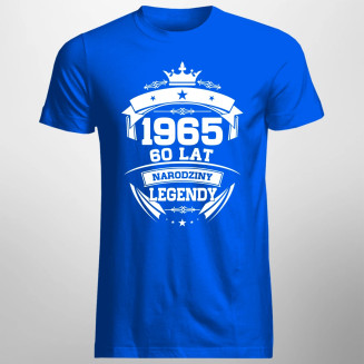 1965 Narodziny legendy 60 lat  - męska koszulka z nadrukiem