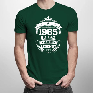 1965 Narodziny legendy 60 lat  - męska koszulka z nadrukiem