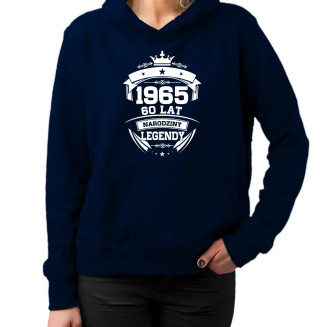 1965 Narodziny legendy 60 lat - damska bluza z nadrukiem