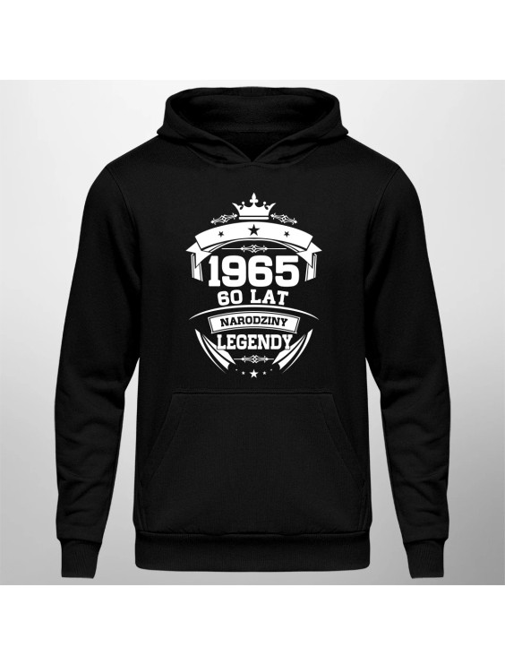 1965 Narodziny legendy 60 lat - męska bluza z nadrukiem