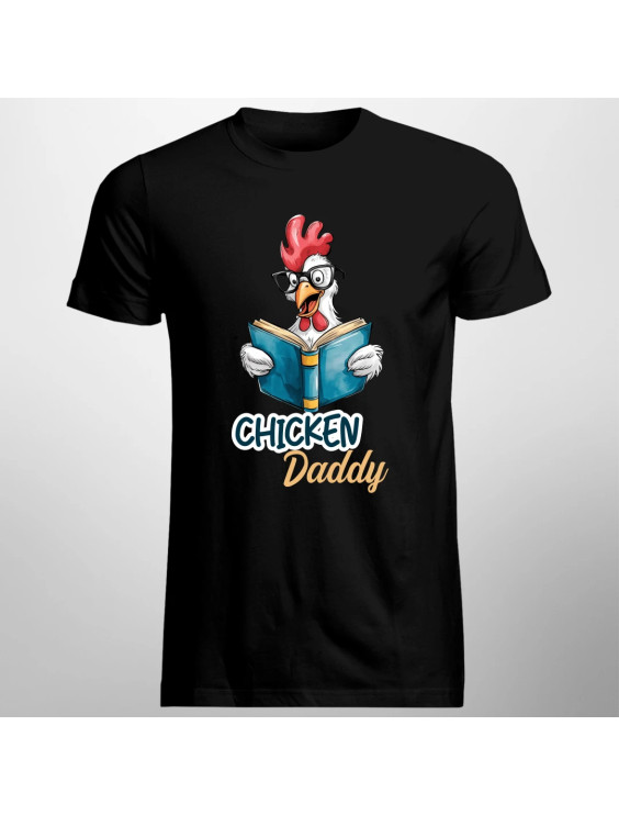 Chicken daddy  - męska koszulka z nadrukiem