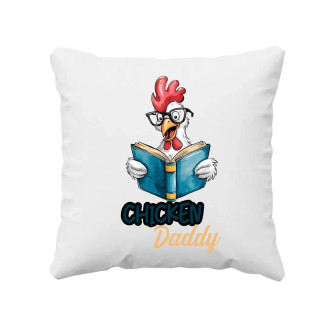 Chicken daddy - poduszka z nadrukiem