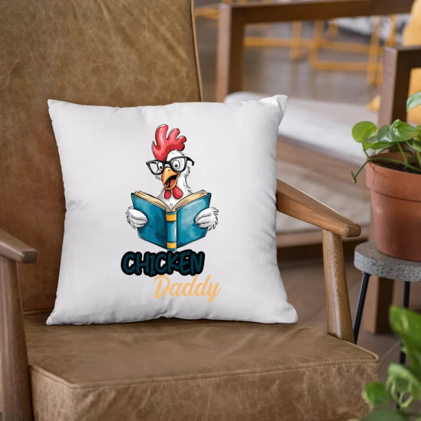 Chicken daddy - poduszka z nadrukiem Chicken daddy - poduszka z nadrukiem