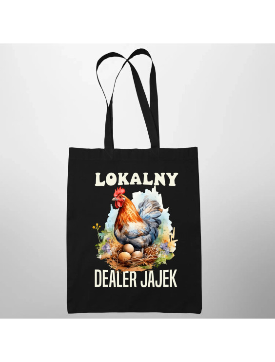Lokalny dealer jajek - torba z nadrukiem