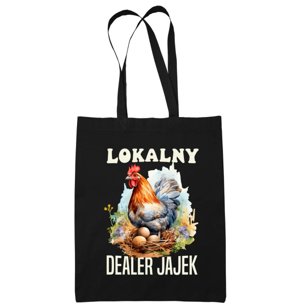 Lokalny dealer jajek - torba z nadrukiem
