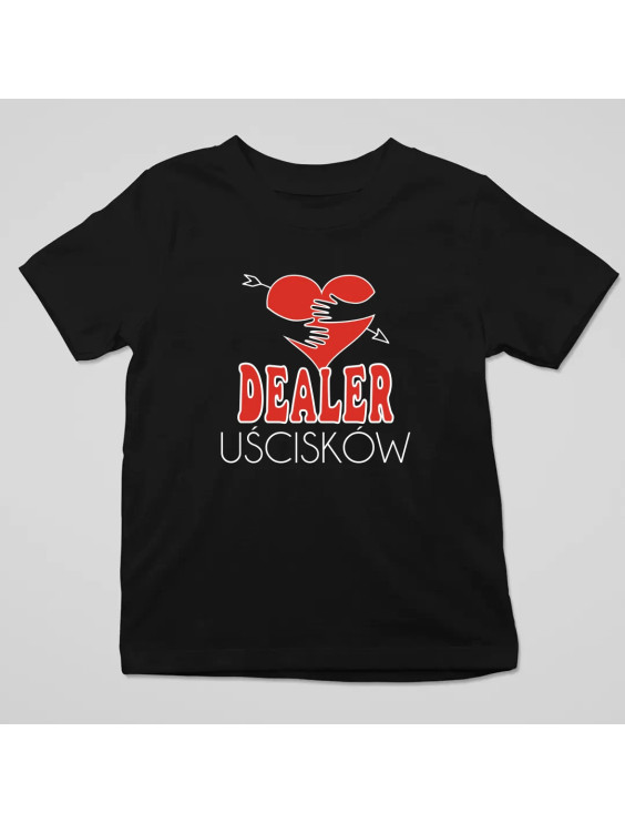Dealer Uścisków - dziecięca koszulka z nadrukiem