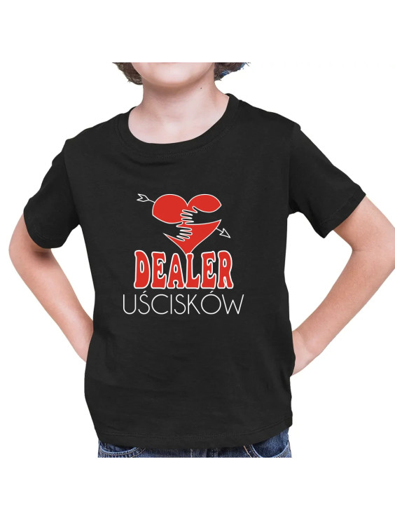Dealer Uścisków - dziecięca koszulka z nadrukiem