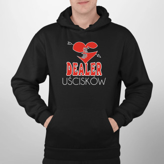 Dealer Uścisków - męska bluza z nadrukiem