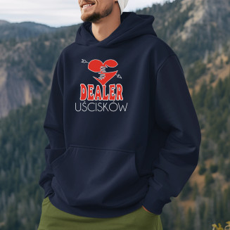 Dealer Uścisków - męska bluza z nadrukiem