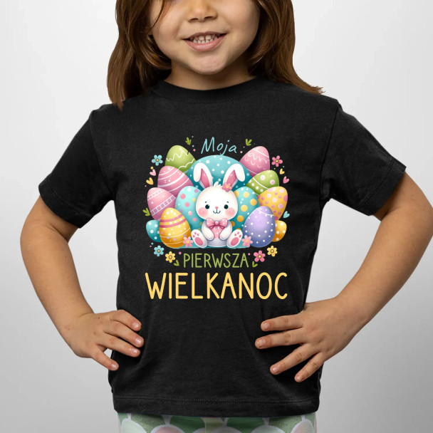 Moja pierwsza Wielkanoc - dziecięca koszulka z nadrukiem