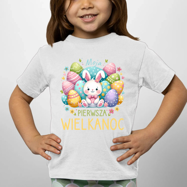 Moja pierwsza Wielkanoc - dziecięca koszulka z nadrukiem