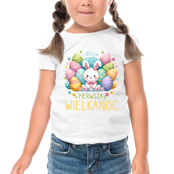 Moja pierwsza Wielkanoc - dziecięca koszulka z nadrukiem