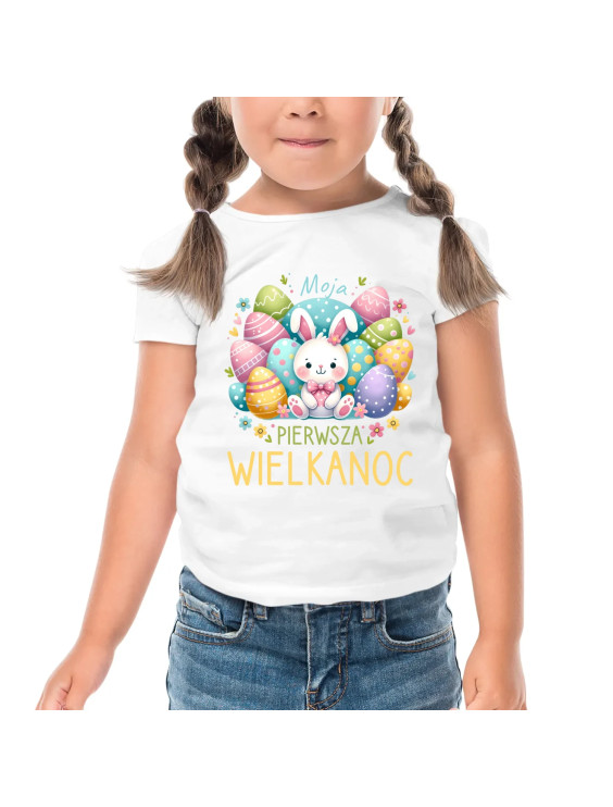 Moja pierwsza Wielkanoc - dziecięca koszulka z nadrukiem