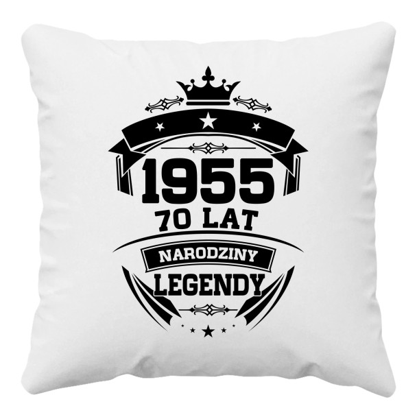 1955 Narodziny legendy 70 lat - poduszka z nadrukiem