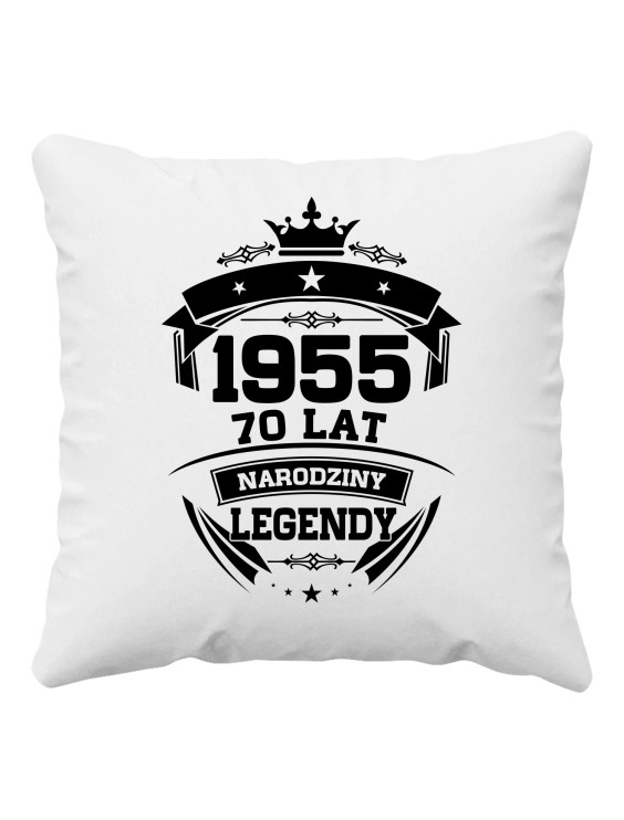 1955 Narodziny legendy 70 lat - poduszka z nadrukiem