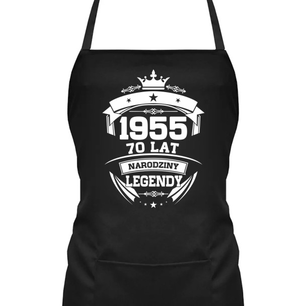 1955 Narodziny legendy 70 lat - fartuch z nadrukiem
