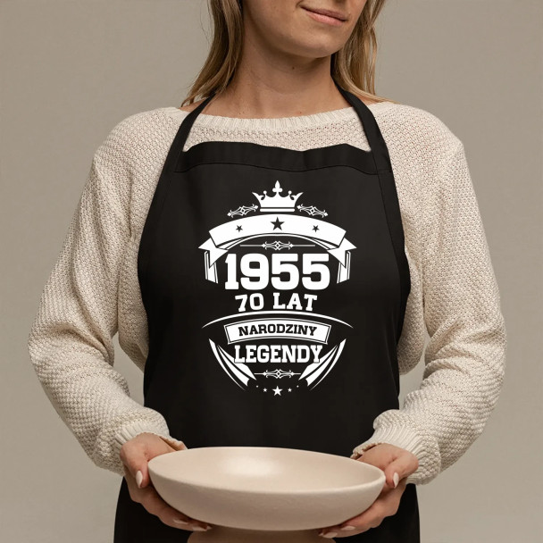1955 Narodziny legendy 70 lat - fartuch z nadrukiem