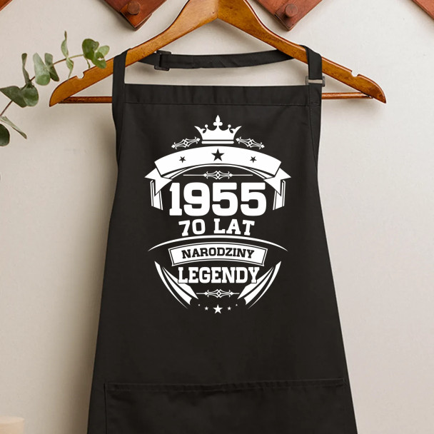 1955 Narodziny legendy 70 lat - fartuch z nadrukiem