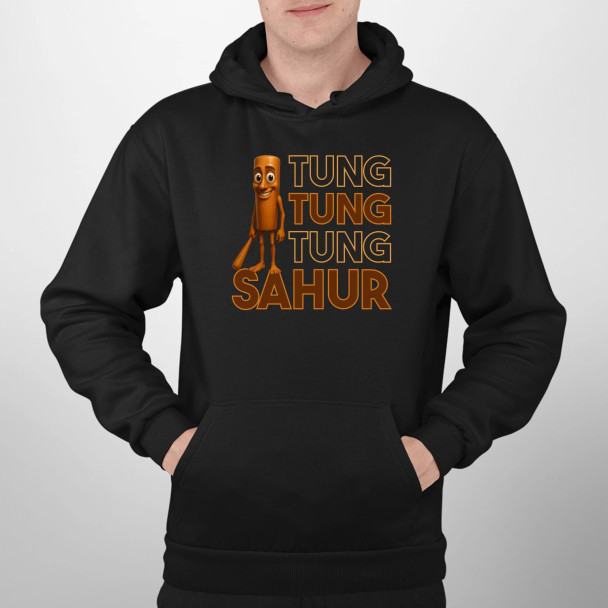 Tung tung tung sahur - włoski brainrot - męska bluza z nadrukiem